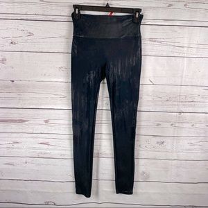 SPANX  Ready-To-Wow Faux Leather Leggings Sz S